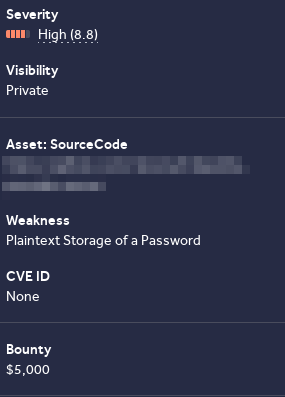 Security Finding Screenshot