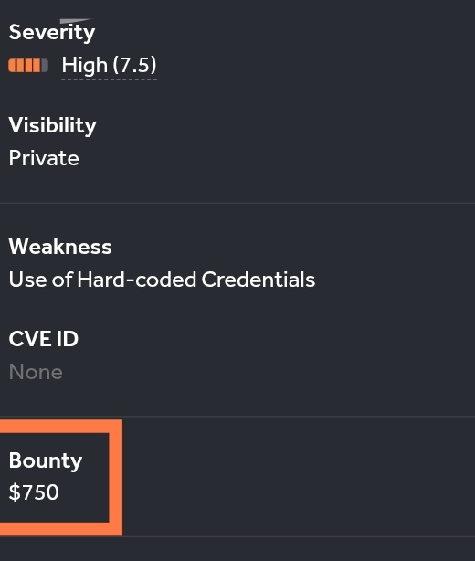 Security Finding Screenshot