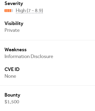 Security Finding Screenshot